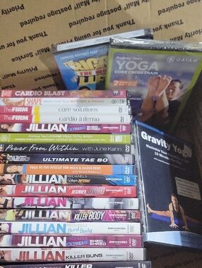 Jillian Michaels DVD Workout Collection -weight Loss Yoga Pilates Corr Cardio ..